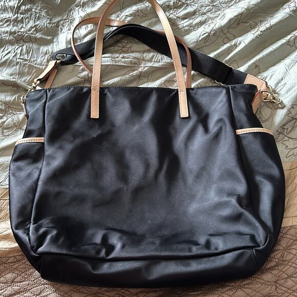 Kate Spade | Honey Baby Kennedy Park Nylon Diaper Bag in Black - Picture 7 of 14